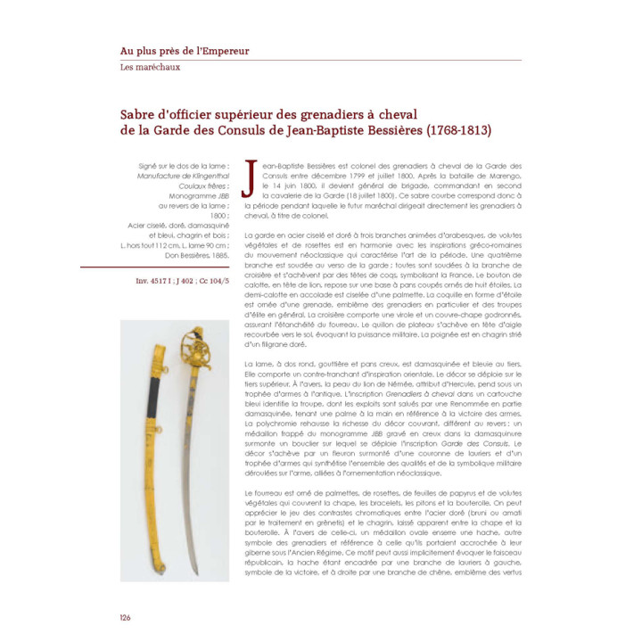 Napoléon et les Invalides, collections du musée de l'Armée.