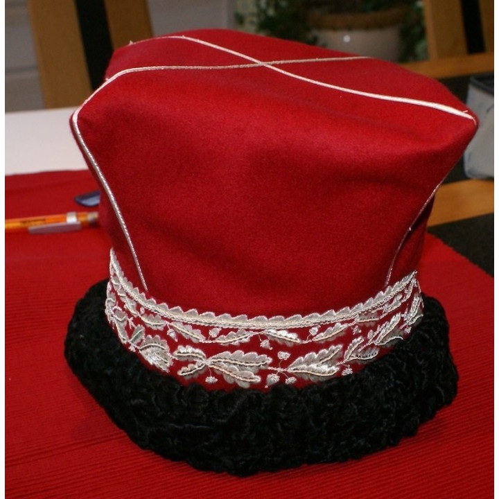 Confederatka sur le modèle d'officier de chevau leger lancier polonais