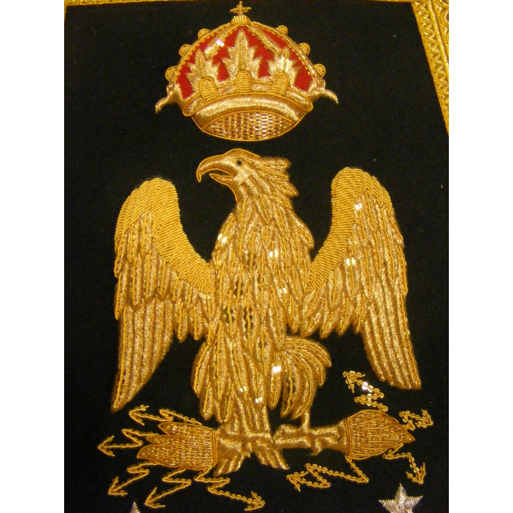 Sabretache of" grande tenue de general de brigade de cavalerie legere", 2 nd type