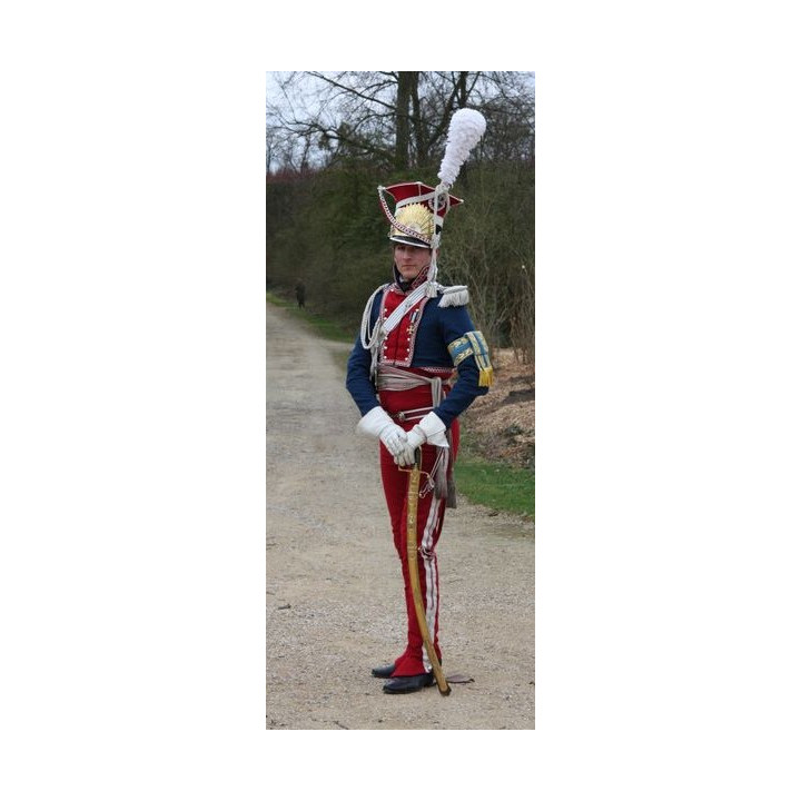 Shapska d'officier de chevau-léger lancier polonais 1er Empire