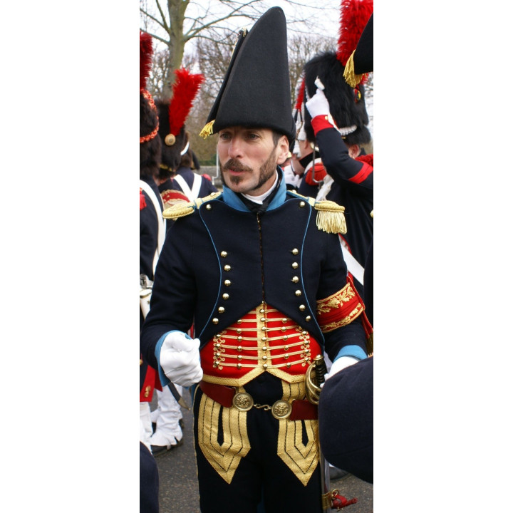 Habit veste à la chasseur de capitaine aide de camp