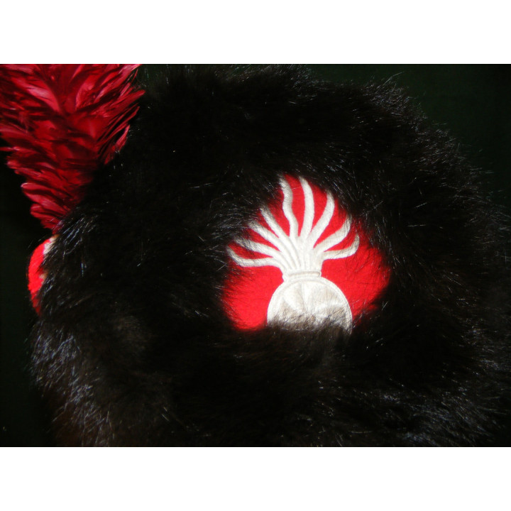 Bearskin hat for infantry of guard, no adapted fur available at the moment