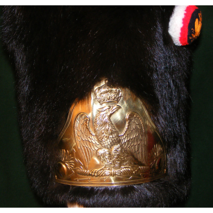 Bearskin hat for infantry of guard, no adapted fur available at the moment