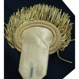 Épaulettes de la fin Empire de capitaine ou lieutenant infanterie de ligne - Epaulette et contre épaulette - La paire