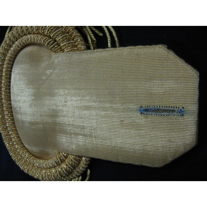 Épaulettes de la fin Empire de capitaine ou lieutenant infanterie de ligne - Epaulette et contre épaulette - La paire