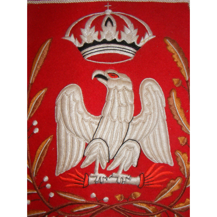 Sabretache 1st hussar troop, circa 1808 1810, delivery time 3 months