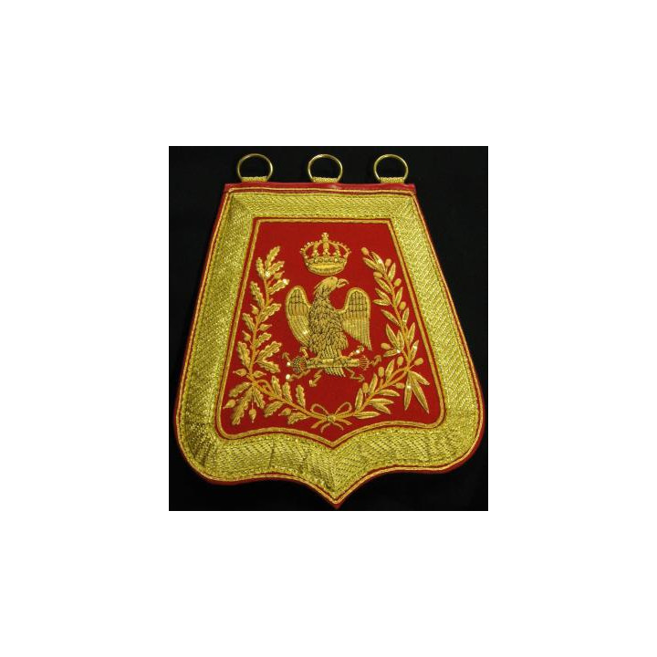 Officer's sabretache, light cavalry type