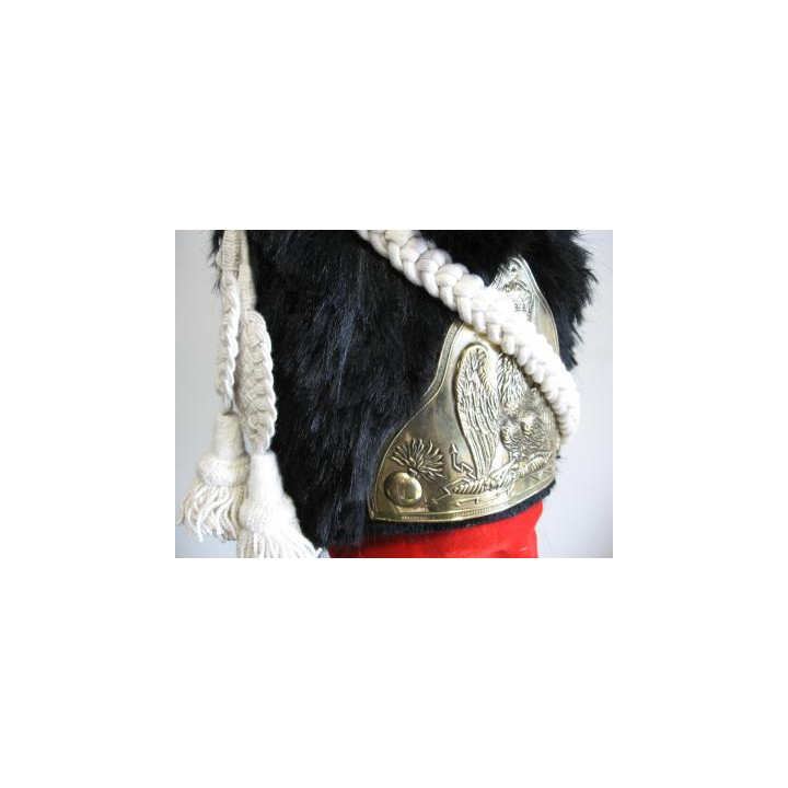 Bearskin hat for infantry of guard, no adapted fur available at the moment