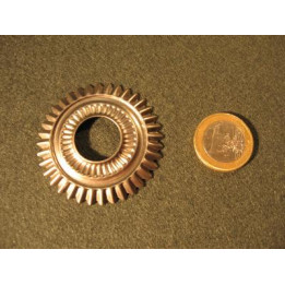 Cocardes de tole pour jugulaires de casques a pointe