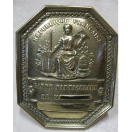 Plaque de garde chasse particulier
